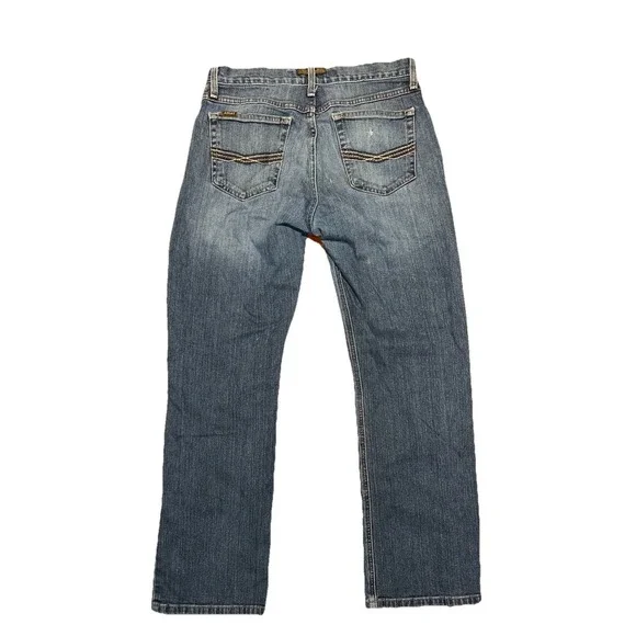 Ariat M4 Legacy Jeans Mens 30x32* Blue Relaxed Boot Cut Denim Stretch Western - Picture 3 of 6